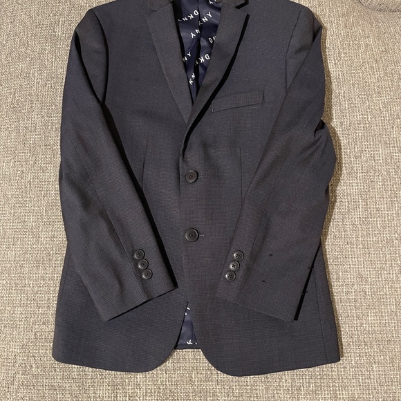 DKNY Boys 2-Piece Suit Size 12 | Dark Navy | Jacket + Pants - Picture 4 of 5